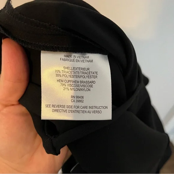 Theory Black Wrap Style Sleeveless Jogger Jumpsuit women’s size 4 cocktail Odila - Picture 10 of 10